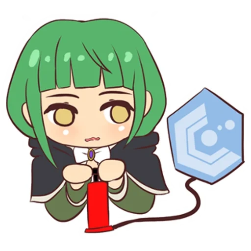 anime, íconos de anime, tatsumaki chibi, personajes de anime, chibi chibi crónicas