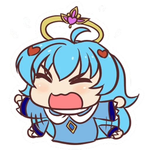 chibi, aqua chibi, chibi miku, chibi lucu, aqua konosuba chibi