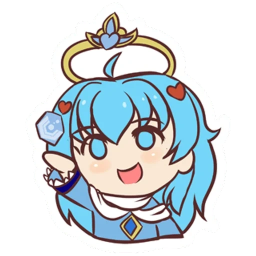 chibi, chibi aqua, chibi miku, precioso anime, aqua konosuba chibi