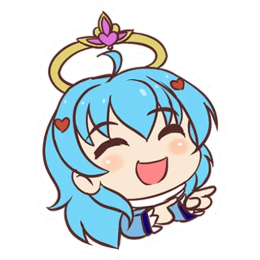 chibi, chibi aqua, chibi miku, personajes de anime