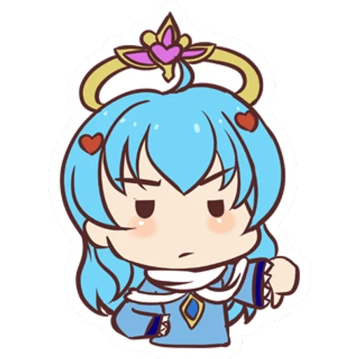 aqua chibi, chibi miku, anime yang indah, karakter anime