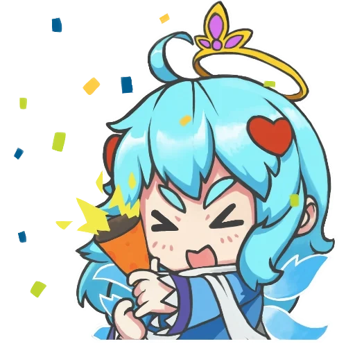 chibi, chibi miku, anime aqua, karakter anime, karakter anime yang indah