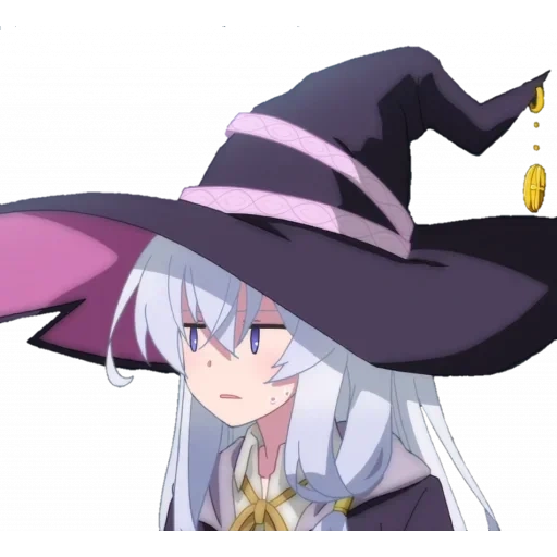 bruxa de anime, personagem de anime, bruxa de anime elaine, personagem de anime bonito, animação de viagem de bruxa de elena