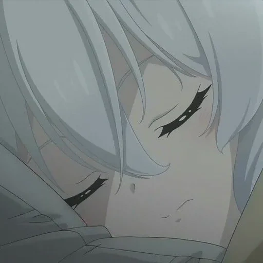 anime, tomoe, tomoe anime, tomoe is crying anime, anime tomoe is small