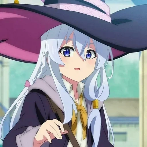penyihir anime, penyihir elaine, karakter anime, elaine anime witch, eleine witches karakter penyihir