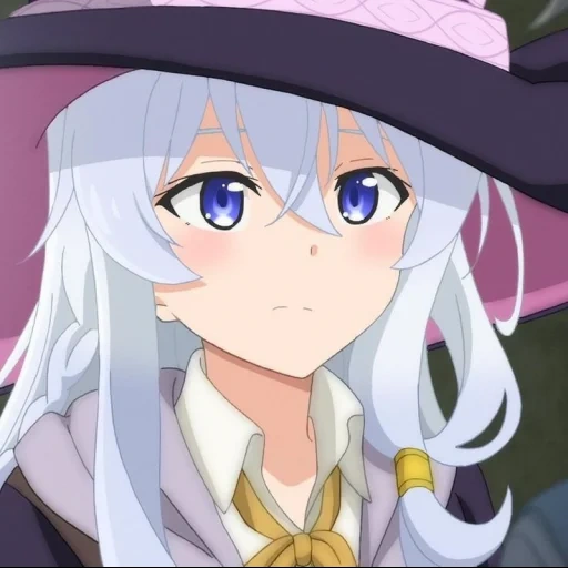 anime neko, elaina pfp, anime girl, anime charaktere, wataru hibiki chibi