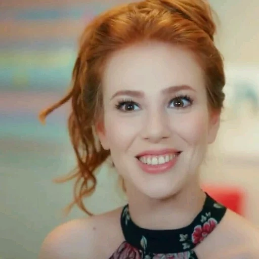 pessoas, menina, elchinsangu, garota ruiva, atriz russa