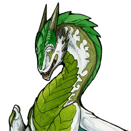 naga, kakulong, naga hijau, peri naga, brim green dragon