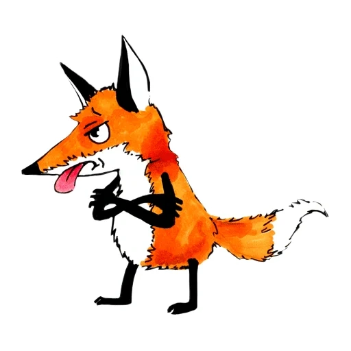 fox, fox, motif de renard, fox fou