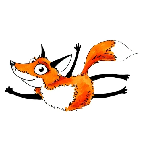 la volpe, la chiglia della volpe, fox fox, fox fox, illustrazioni di fox
