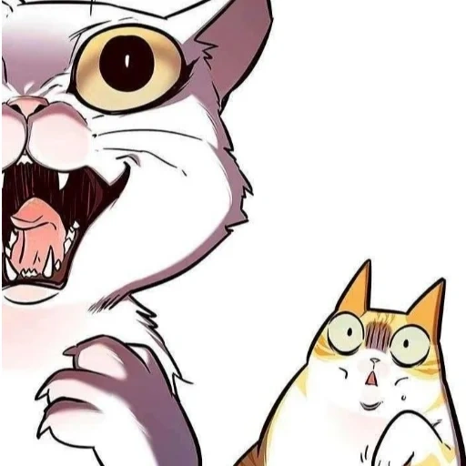 манга, наруто, кошка аниме, мемный кот ъ, кошка аниме рисунок