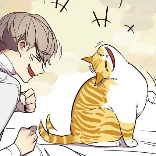 manhua, gato cómico, caden cat, animación cómica, eliseed manhwa