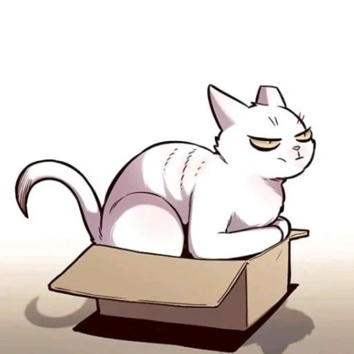 kucing, kucing, menggambar kucing, kucing schrödinger, ilustrasi kucing
