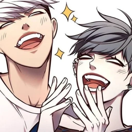 manhua, manhua animation, manhua manga, mandarin characters, manhua's happy face