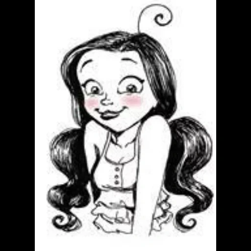 gadis kecil, wajah tersenyum, gambar untuk gadis, lukisan pensil gadis, cassandra carlin