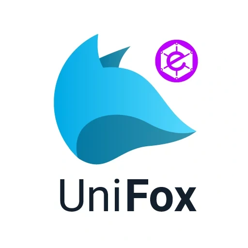 unifox, logotipo, logotipo de pize, logotipo da fox, logotipo da blue fox