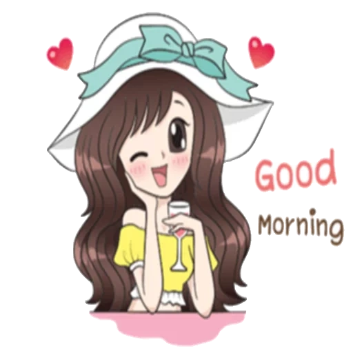 diagram, selamat pagi, anime lucu, good morning, pola lucu anime