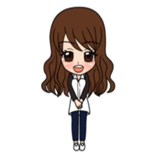 picture, anime ar, anime cute, fictional character, chibi brown hair