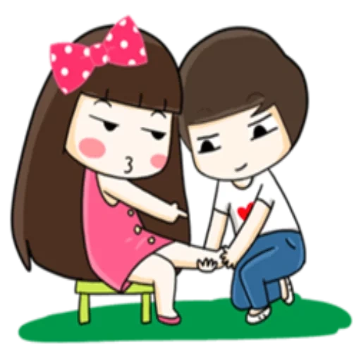 clipart, couple mignon, cher couple, dessins de couples, dessins de couples mignons