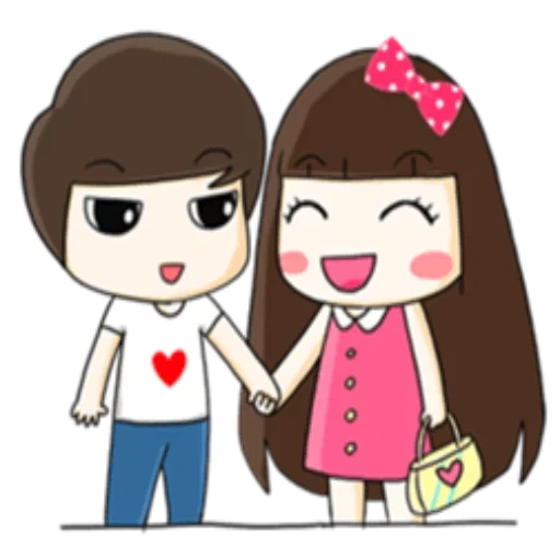 clipart, beaux couples, dessins de vapeur, couple mignon, cher couple