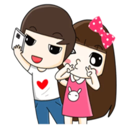 clipart, couple mignon, anime watsap, douet dessin d'un couple, anime watsap love