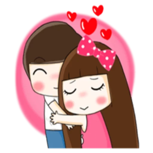 clipart, the pairs are cute, cute couple, kawaii couple, anime couples are cute