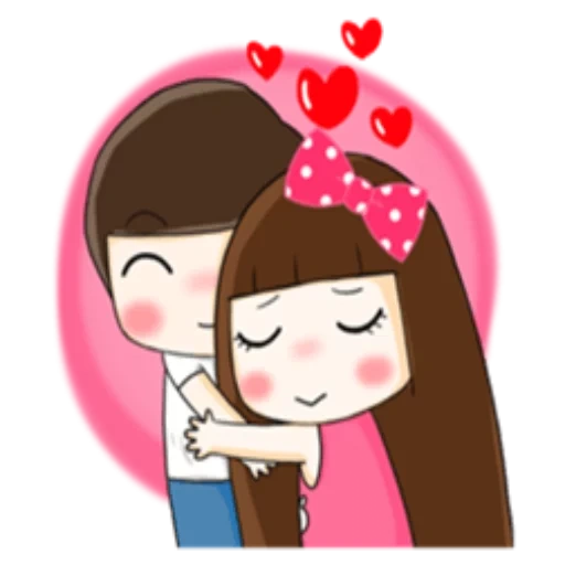 clipart, les paires sont mignonnes, couple mignon, couple kawaii, les couples d'anime sont mignons