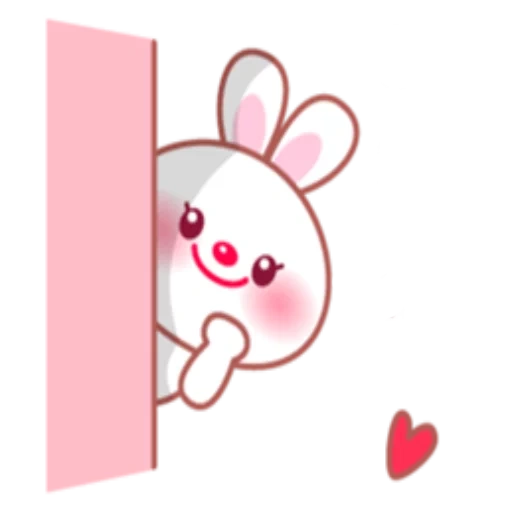 splint, cute rabbit, kavai rabbit, pink is cute, lovely transparent bottom