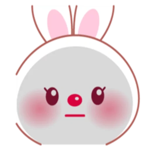 coelho do rosto, caro coelho, coelho doce, bunny de focinho, o coelho é rosa