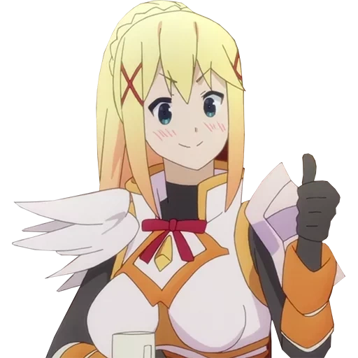 dunkelheit konosuba, lalatin konosuba, dunkelheit konosube, konosuba charaktere, konosuba lalatin dunkelheit geschlecht bender