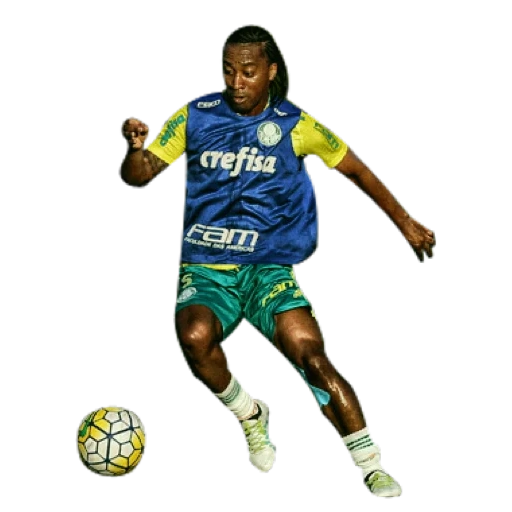 football, joueurs de football, sports de football, joueurs de football, ronaldinho fourre le ballon avec un fond transparent