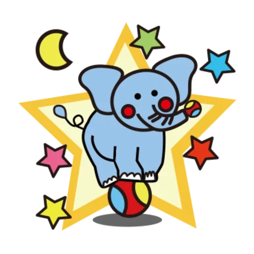 bt 21, animais fofos, cérebro para fora do elefante, animais de desenho animado, o pequeno elefante é tão solitário tradução russa