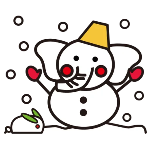 le bonhomme de neige est léger, dessin de bonhomme de neige, le pochoir de neige, bonhomme de neige colorant les enfants, dessins du nouvel an