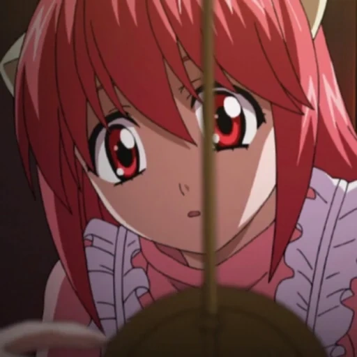 elfs lied, elf lucy song, anime elven lucy, anime elfenlied, elfenlied lucy eye