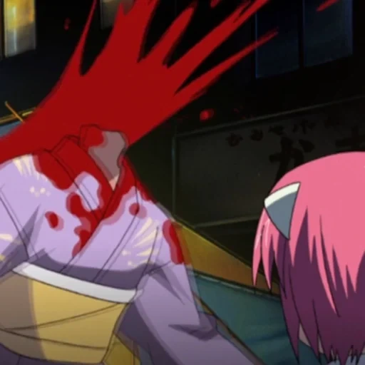 elfs lied, anime elfenlied, anime elven song staffel 1 staffel, anime elven lied blutig, elfenlied blutige momente