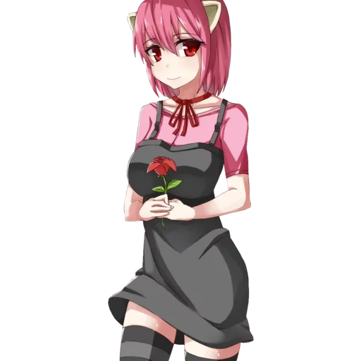 lucy elfen lied, elf's song, lucy elven song, lucy elven song chibi, elven song lucy full growth