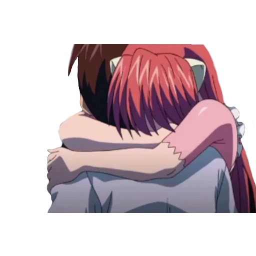 anime, bild, elfs lied, anime elfenlied, anime elven song kuss