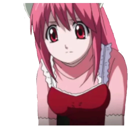anime, personnages d'anime, anime elven lucy, chant anime elfique