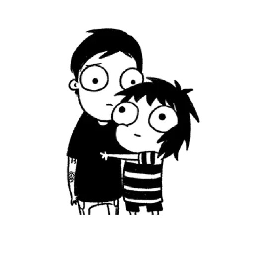 menino, sarah anderson, sarah andersen, manga engraçada