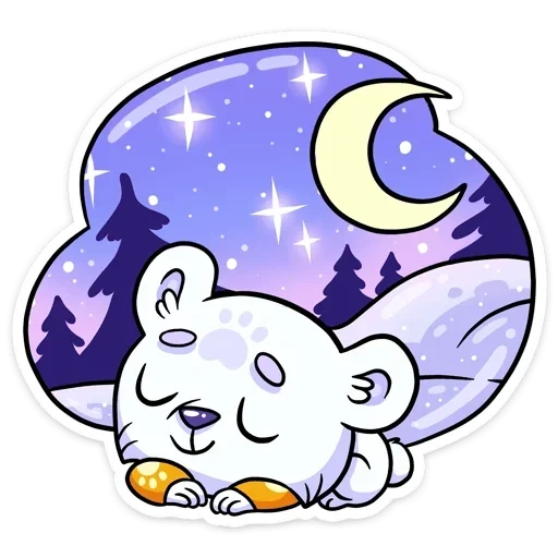 sleep, eli, good night, sleeping bear, good night beautiful and rare