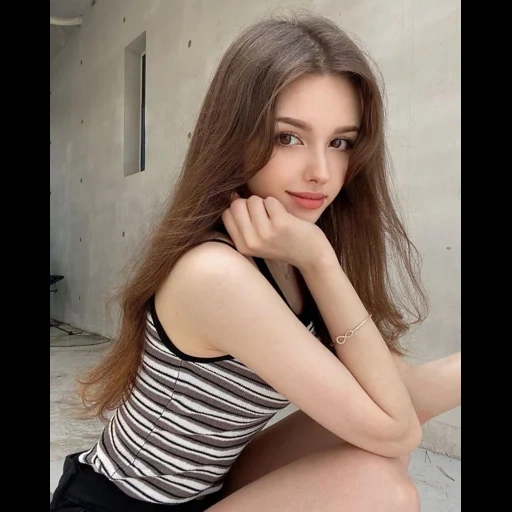 menina, feminino, menina, linda garota, elina karimova 2021