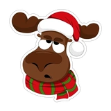 Elk Boris Christmas :: @TgSticker