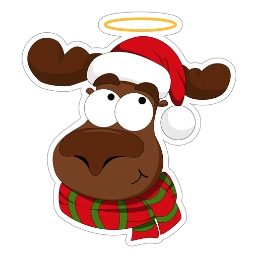 der elch, santa claus, rudolf deer, new year deer, rudolf deer santa claus