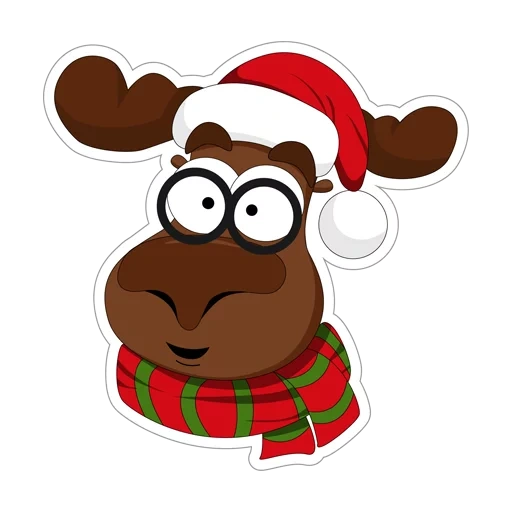 der elch, reindeer, rudolf deer, new year deer, rudolf deer santa claus