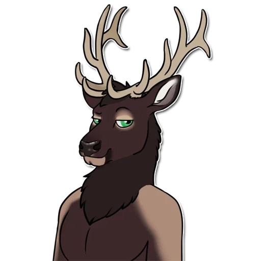 deer, ronno deer, wild deer, deer drawing, deer character