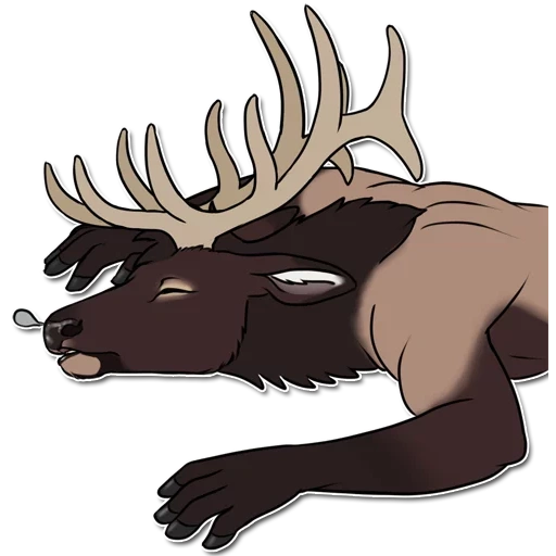 moose, deer, animals, sven deer, deer drawing