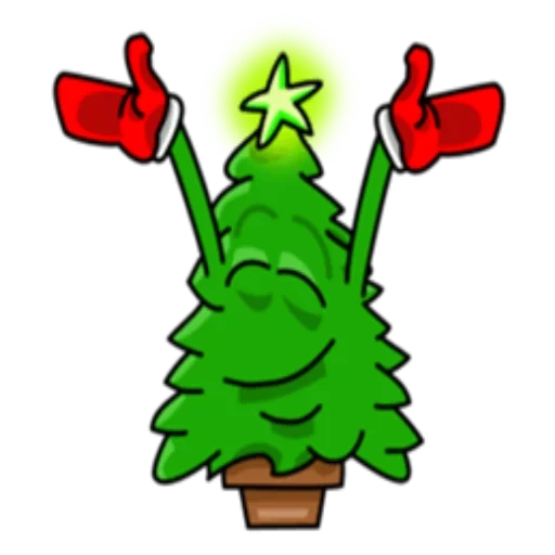 елочка, растение, christmas tree, новогодняя елочка, елка персонажи вектор