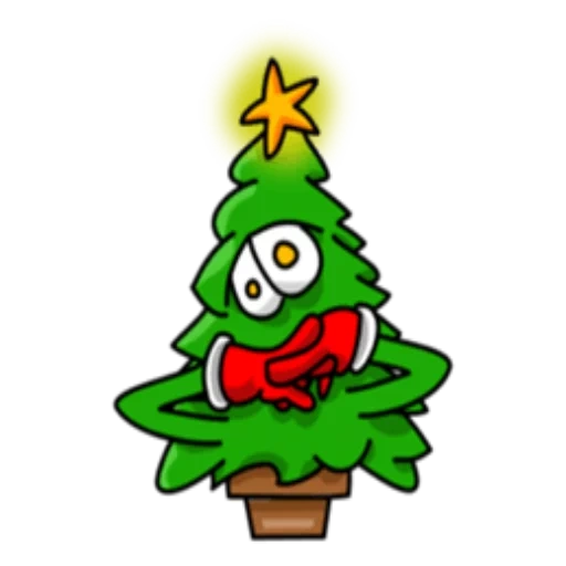 pohon natal, karakter pohon natal, pohon natal, selamat natal pohon, pohon natal gila