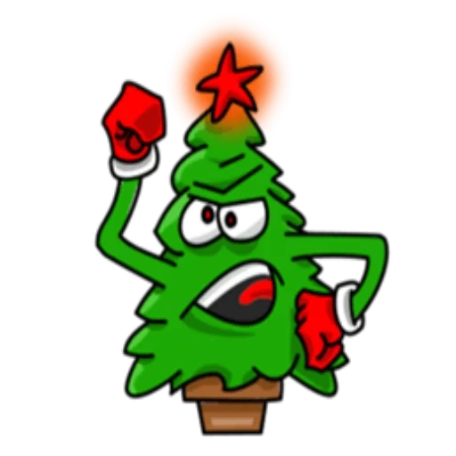 árvore de natal, árvore de natal do mal, a árvore de natal é engraçada, árvore de natal, feliz natal