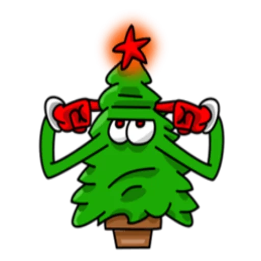 елочка, злая елка, елочка смешная, christmas tree, танцующая елка